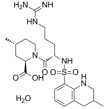 Argatroban monohydrate (Synonyms: Argipidine monohydrate)